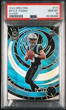 2023 Spectra #111 Bryce Young Hyper /75 RC PSA 10 *POP 8*