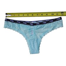 Victoria's Secret PINK Sz-M Signature Waist Extra Low Rise Thong Panties NWOT