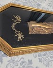 Vintage Greek Roman Goddess Water Nymph Wall Decor Gold 3D Plaque Frame 32"x11   — photo 5