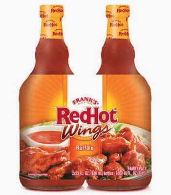 Frank's Redhot Buffalo Wing Sauce, Pfeffer, 1360 Milliliter (680 ml x 2er Pack)