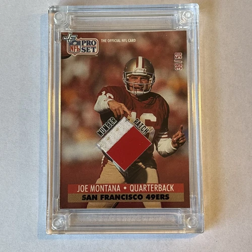 Joe Montana Jersey Fusion - authentic game worn patch /50 49ers HOF