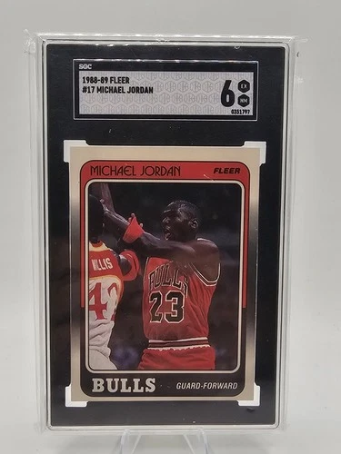 1988 Fleer - #17 Michael Jordan SGC 6