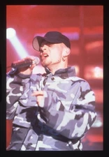 East 17 Boy Band Brian Harvey singing in concert Original Photo Transparency 
