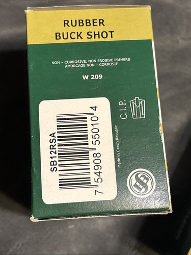(3) RARE Sellier & Bellot Rubber Buck Shot Empty Box ONLY 12 x 2 5/8 In 15 Shots - Picture 5 of 7