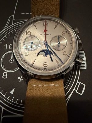 #ad Seagull 1963 Legacy Edition Moonphase Seagull Movement $300.00