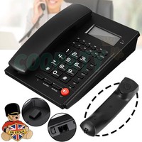 Corded Landline Phone Large Button Home Office Desk Telephone Caller ID Redial