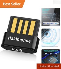 Nano Bluetooth 5.4 USB Dongle for Windows 11/10/8.1/7 - Plug Play Convenience