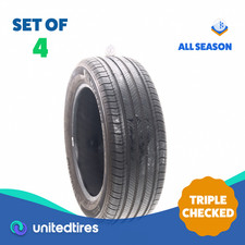 Set Of 4 Used 24555r19 Michelin Primacy All Season 103h - 7.532