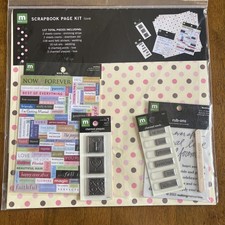 Making Memories Scrapbook Page Kit Love Wedding 137 Pieces 12X12 - NEW 