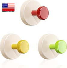 Suction Cup Hooks for Hanging up to 15 Lbs for Bathroom, Shower, Kitchen, Tile, 