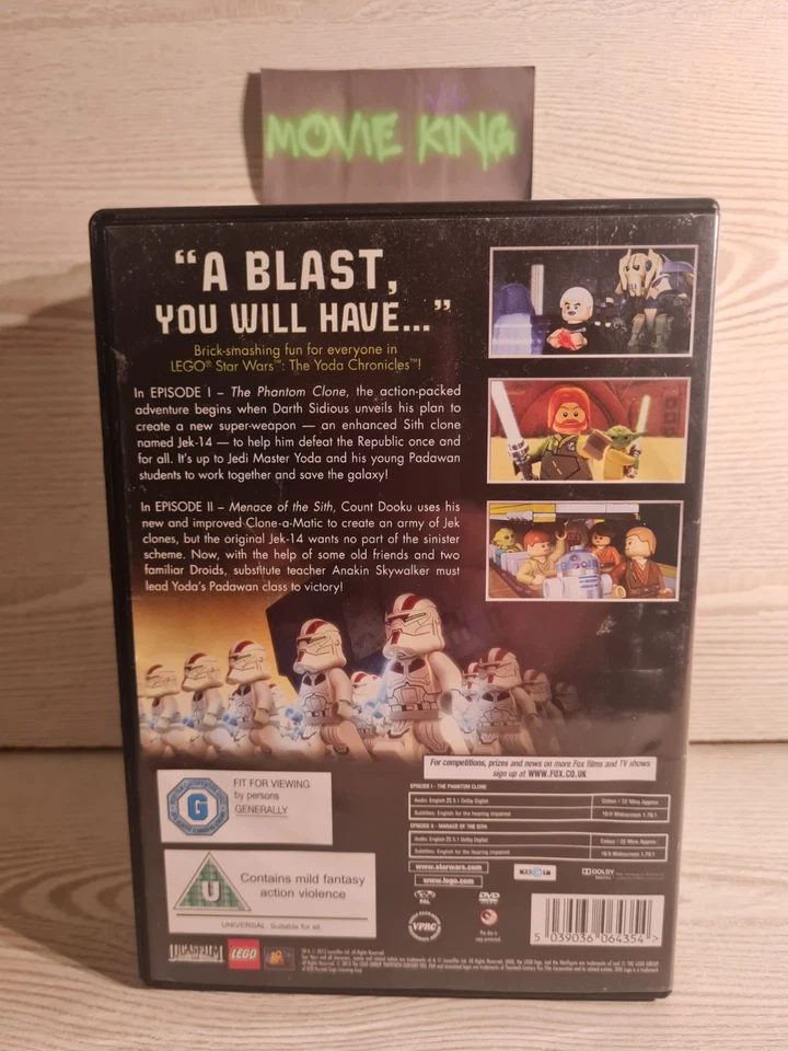 Chima/Ninjago/Hero Factory/Star Wars (DVD, 2017) Lego Bundle X9 [Region 2] [UK] - Image 3 of 4