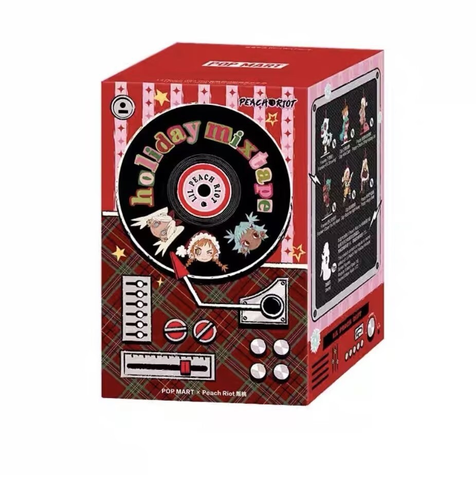 Authentic Lil Peach Riot Holiday Mixtape Series Blind Box Figures Toy Xmas Gift