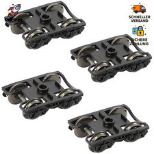 Modellbahn Radsatz 4 Stück Spur H0 1:87 hohe Felge Drehgestell 36''