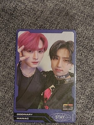 Han + Lee Know ODDINARY Unit Official Photocard Blue Ver