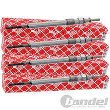 4x FEBI GLÜHKERZEN passend für OPEL ASTRA H CARAVAN VECTRA C SIGNUM CC ZAFIRA