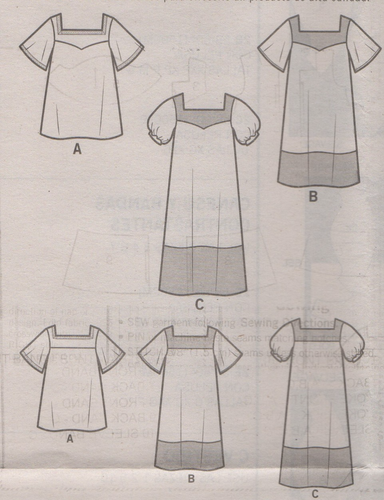 Simplicity Sewing Pattern 9477 EASY Dresses Top Square Neckline Size 4 - 26 New - Picture 8 of 13