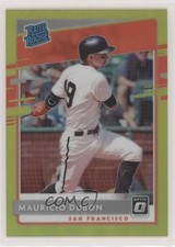 2020 Donruss Optic Rated Rookies Retail Lime Green Prizm Mauricio Dubon #33 8em