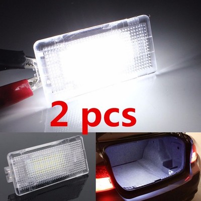 Pair Footwell Luggage Trunk Boot Glove Box LED Indicators For BMW E36 E39 E46