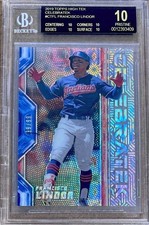 2019 Topps High Tek Francisco Lindor Celebratek /99 BGS 10 BLACK LABEL PRISTINE