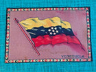Antique 1910s  B-6 Cigar Box Felt Flannels World Flags: Lot of 4 Flags. L-2 — photo 2