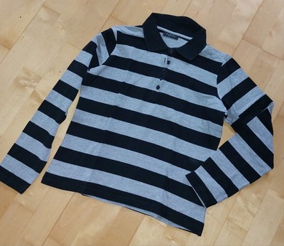 VIA APPIA Poloshirt Langarm Gr. 40 Blockstreifen NEUWERTIG!