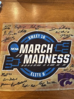 Lot Of 3  NCAA March Madness Sweet 16 Elite 8 Kstate Wildcats Hand Towel