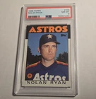 Topps 1986 Nolan Ryan #100 Houston Astros MLB Baseball Card PSA 8 Graded