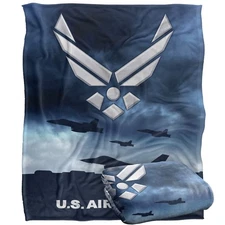 Air Force Take Off Officially Licensed Silky Touch Super Soft Throw Blanket 5...