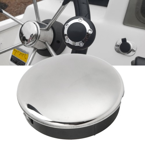 Boat Steering Wheel Center Cap 2.5in/6.35cm 316 Stainless Steel ABS Snap In DON - Bild 10 von 12