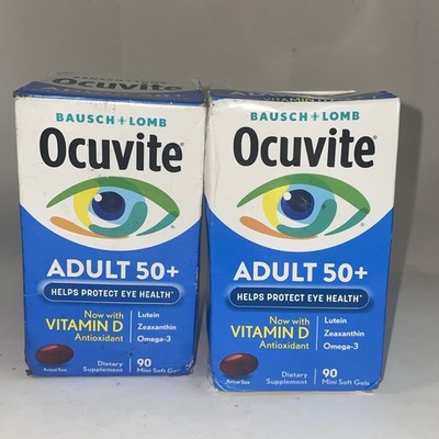 Ocuvite Eye Vitamin & Mineral Supplement Softgels Adults Two Pack Exp10/2026
