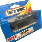 Vtg. 1980’s Matchbox London Taxi Black MB4 Austin FX4 Collection Card Inside Box