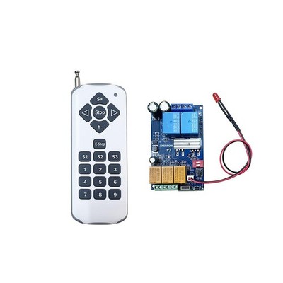 XNENPOW PWM DC Motor Speed Remote Control Switch Forward and Reverse, DC 9V 1...