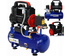 Druckluftkompressor Kompressor &ouml;lfrei 9L 1200W 230V 220L/min Luftkompressor