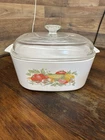 Vintage Corningware Garden Harvest 5L Liter Casserole Dish w/Lid A-5-B