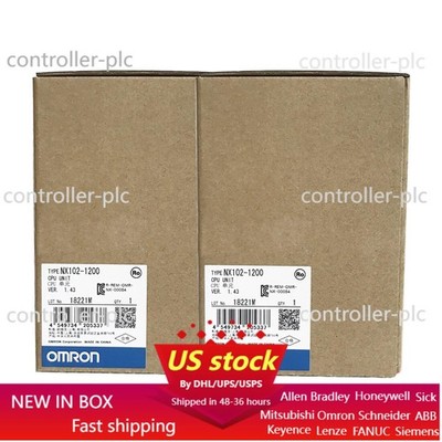 NEW OMRON NX102-1200 Sysmac NX1 Modular CPU NX1021200 US STOCK