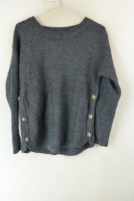 Fat Face Damen Strickpullover Sweatshirt mit tiefem Ausschnitt Größe UK 8