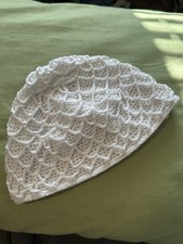 1920s Style Crochet Juliet Cap Skullcap Beani...