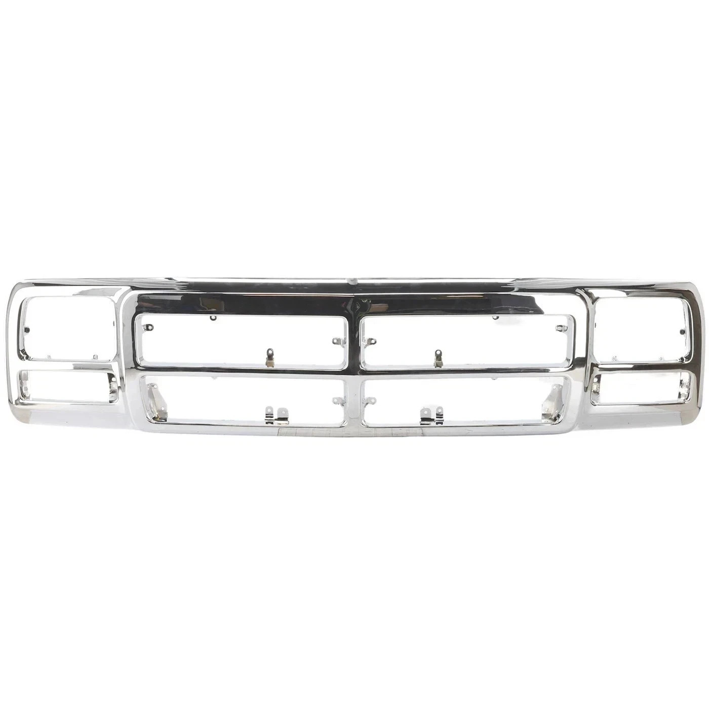 NEW Front Grille Chrome Frame For 1991-1993 DODGE D150 D250 D350 W150 W250 W350