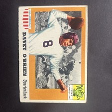 1955 Topps #34 Davey O Brien RC VG Rookie