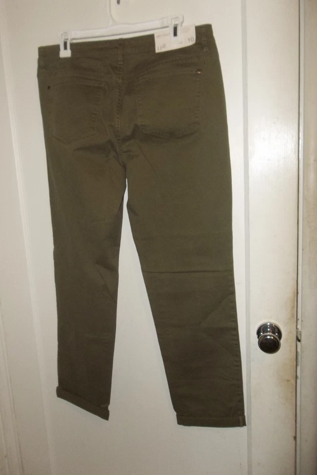 J.JILL SLIM BOYFRIEND CORTE RECTO TALLA 10 PARA MUJER NUEVO Foto 2 de 3