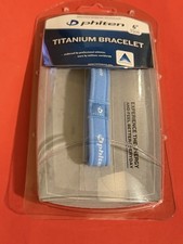 Phiten Titanium Bracelet 6 - Sky Blue - Free Shipping