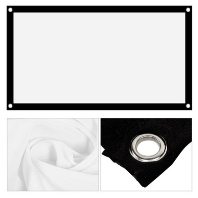 Projector Screen, 40Inch Portable Screen, Foldable Washable Non Crease Design...