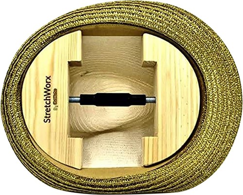Eleganter Massivholz Hutdehner für Cowboyhüte - verstellbare Passform 6 1/2 bis 8 1/2 - Bild 8 von 11
