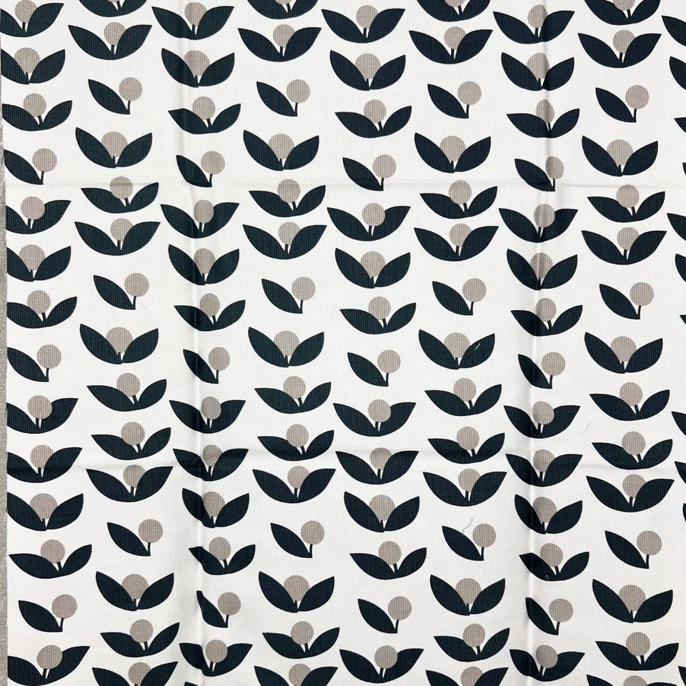 Lotta Jansdotter Glimma canvas fabric set 3 piece stripe floral yellow pink - Image 2 of 4