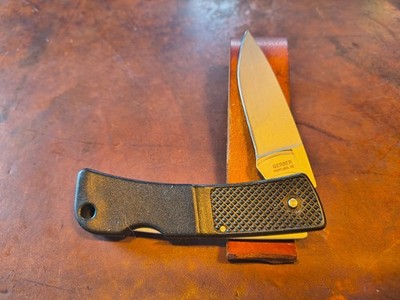 Gerber LST 400 Plain Edge Lockback Ultralite Folding Pocket Knife