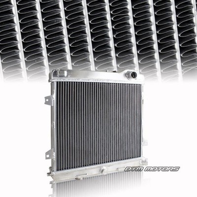High Capacity 2 Core 2 Row Aluminum Radiator For 88-91 BMW E30 M3 Manual Trans