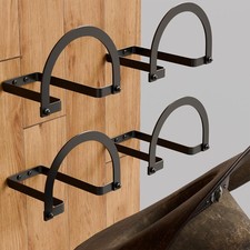 4 Pack Cowboy Hat Rack - Wall Mount Cowboy Hat Holder, Western Hat Hooks