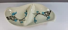 VTG Red Wing Pottery 75th Anniv Driftwood Pattern Divided Serving Dish Turquoise