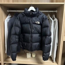 The North Face Mens Nuptse Down Puffer Jacket 700 Size S Black Genuine TNF