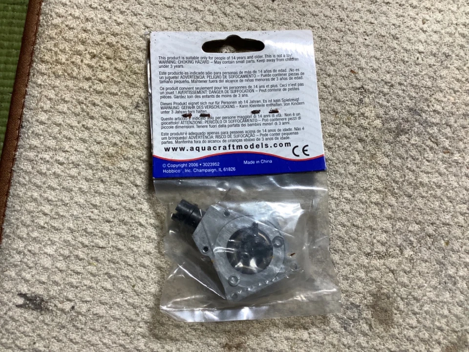 Aquacraft RC Boat Super Start Backplate For SuperTigre .18 Marine Engine NIP - Image 2 of 2